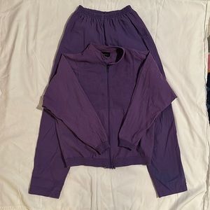 90s True Vintage Matching Set! Purple jacket and pants combo. Soooo good.